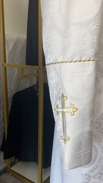 Brocade Front Men's Cassock