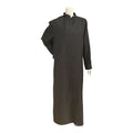 Woman's Basic Black Unlined Zip Front Cassock