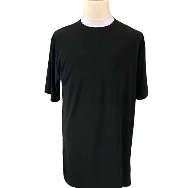 Short Sleeve Pullover Clergy Shirt
