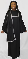 2-Piece Choir Robe with Right Side Stole