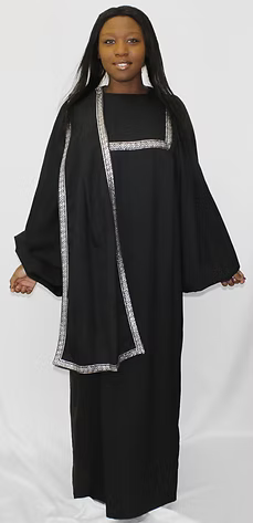 2-Piece Choir Robe with Right Side Stole
