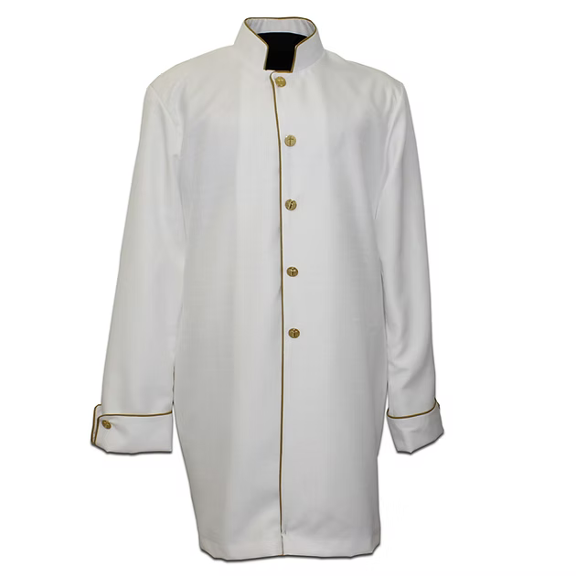 Linen Jacket with Gold Cording