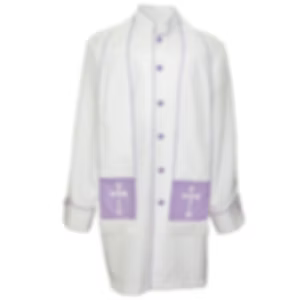 Linen 2-pc With Lavender Trim