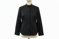 Woman’s Stretch Zip Full Collar Clergy Blouse